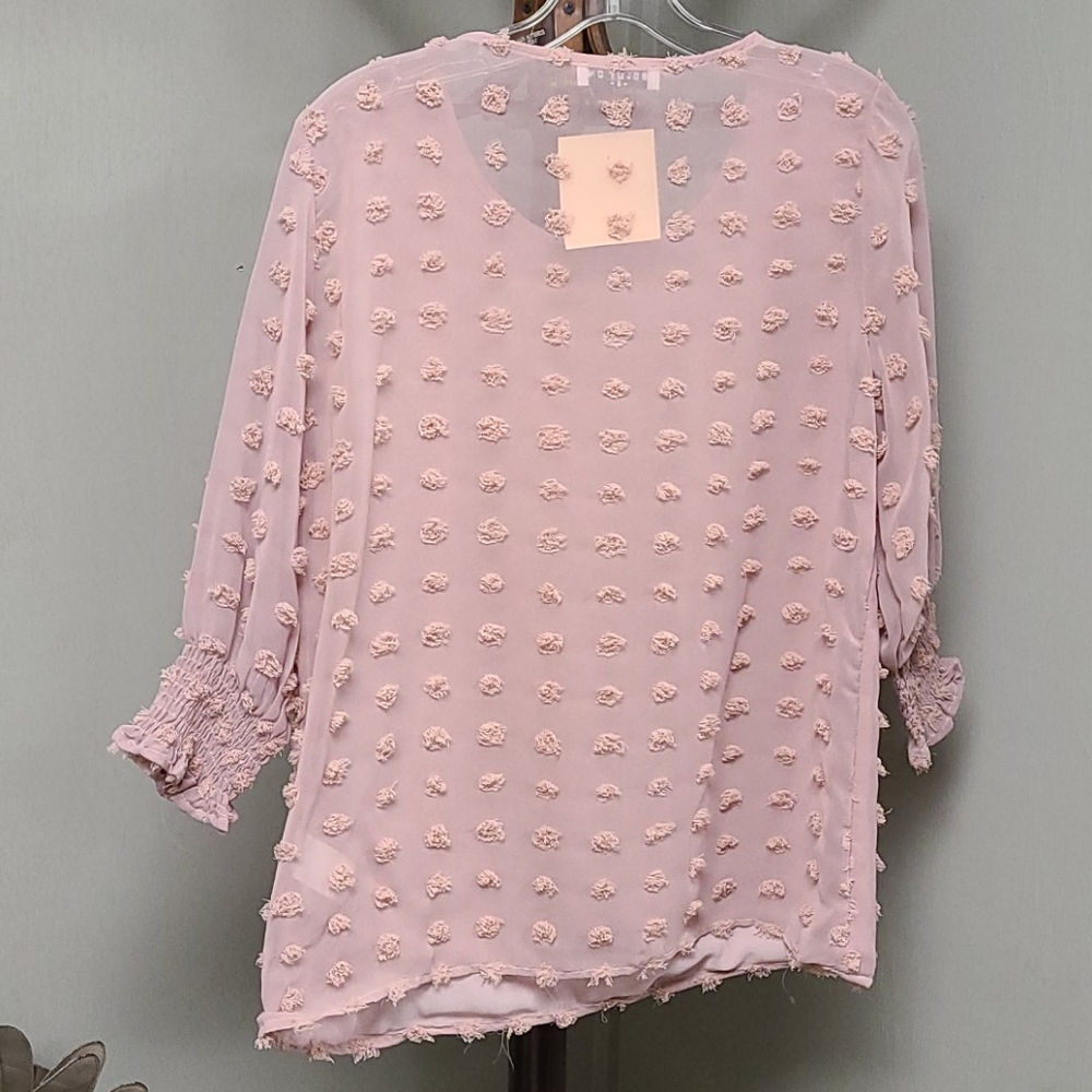 Solution Swiss Dot Blouse size small - Picture 5 of 5